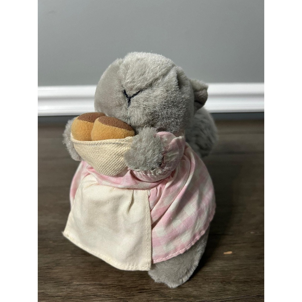 Vintage Eden Beatrix Potter Goody Tiptoes Suirrel Plush